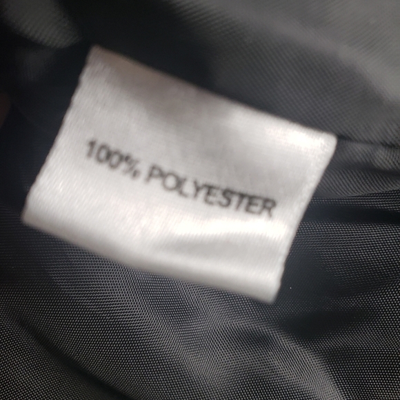 Merokeety Black and White Herringbone Full Zip Vest Sz XL - Picture 5 of 7